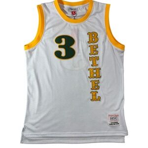 Bethel High School Mesh Jersey Mens XL White Headgear Classics Allen Iverson